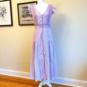 Lavender Eyelet Dress, purple, medium